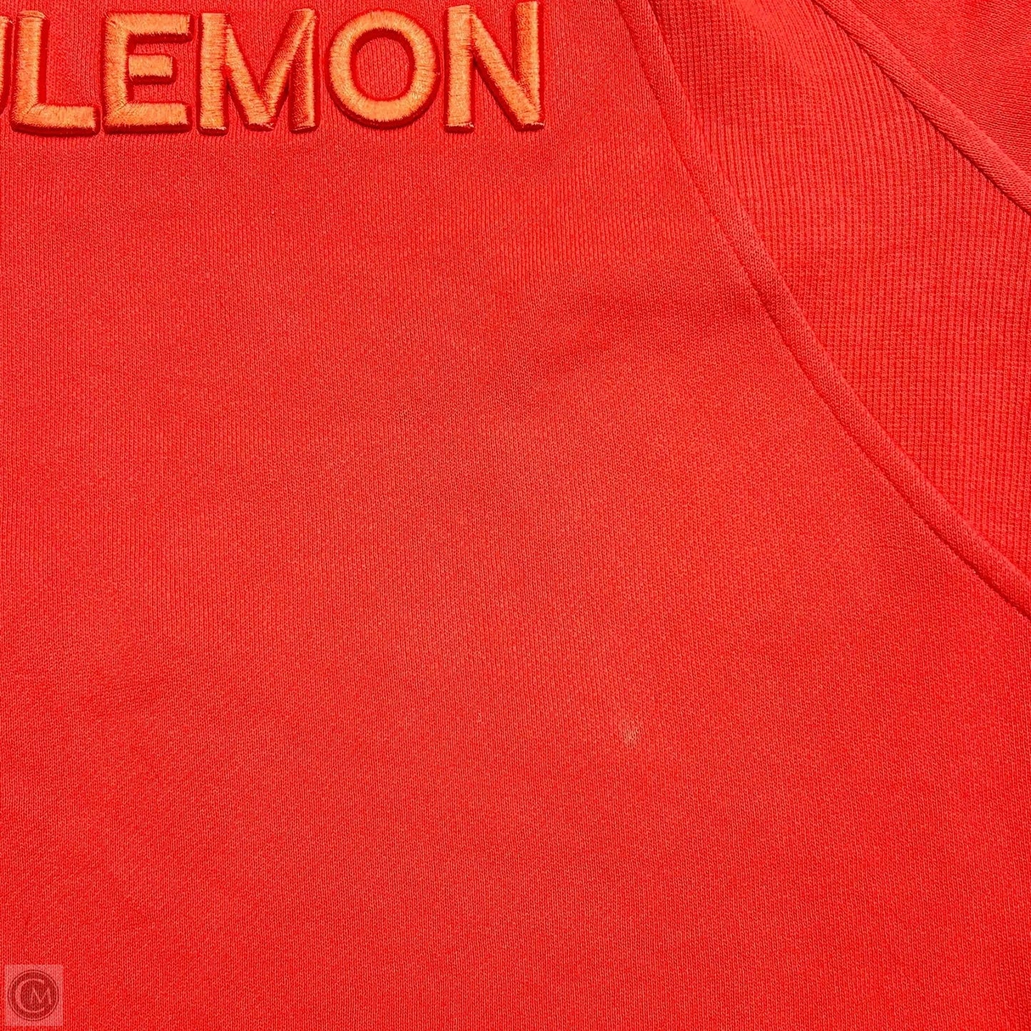 Athletic Sweatshirt Collar By Lululemon In Red, Size: M