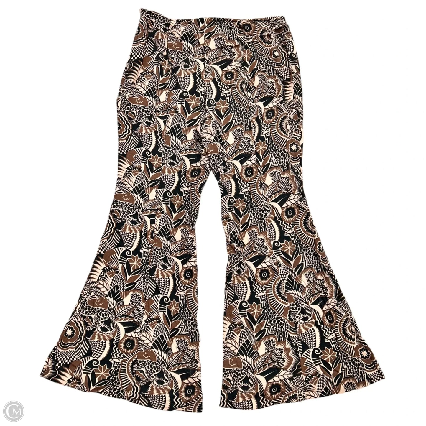 Pants Other By Anthropologie In Black & Brown, Size: 14