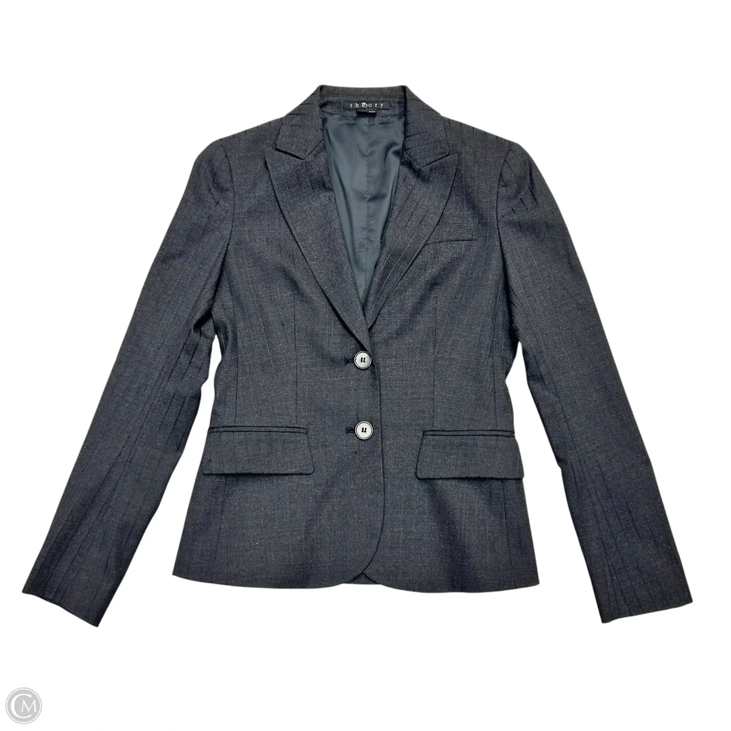Blazer By Theory In Grey, Size: Xs