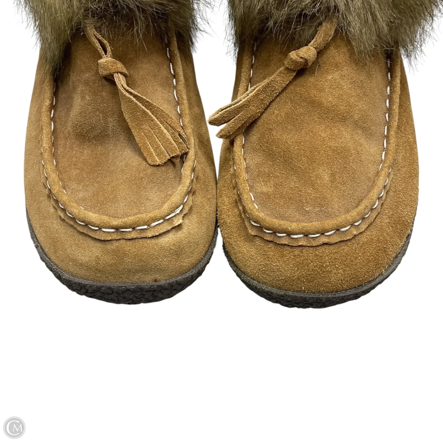 Shoes Flats By Natural Reflections In Brown, Size: 9