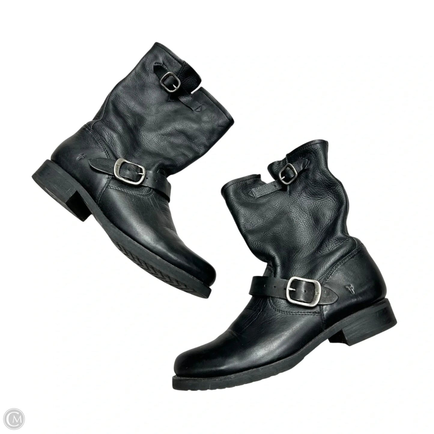 Boots Designer By Frye In Black, Size: 10