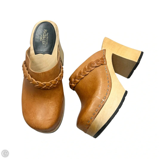 Shoes Heels Block By Hasbeens In Brown, Size: 5.5