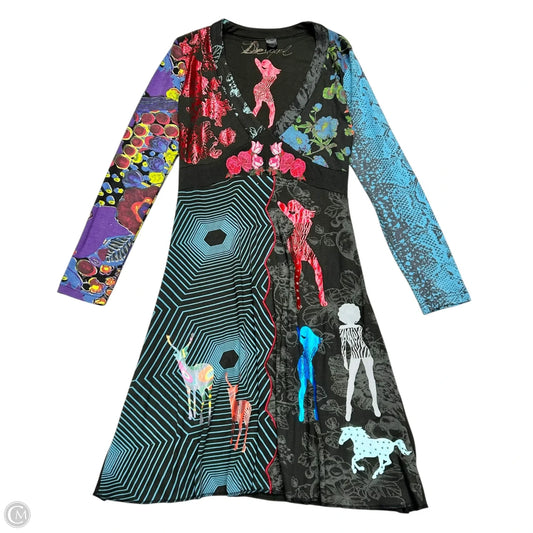 Dress Party Long By Desigual In Grey, Size: Xl
