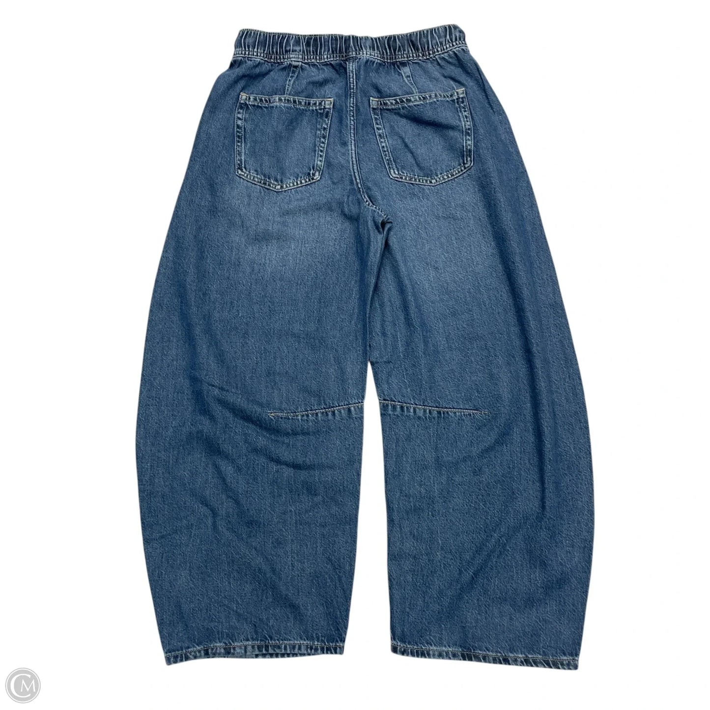 Jeans Wide Leg By Gap In Blue Denim, Size: Xs