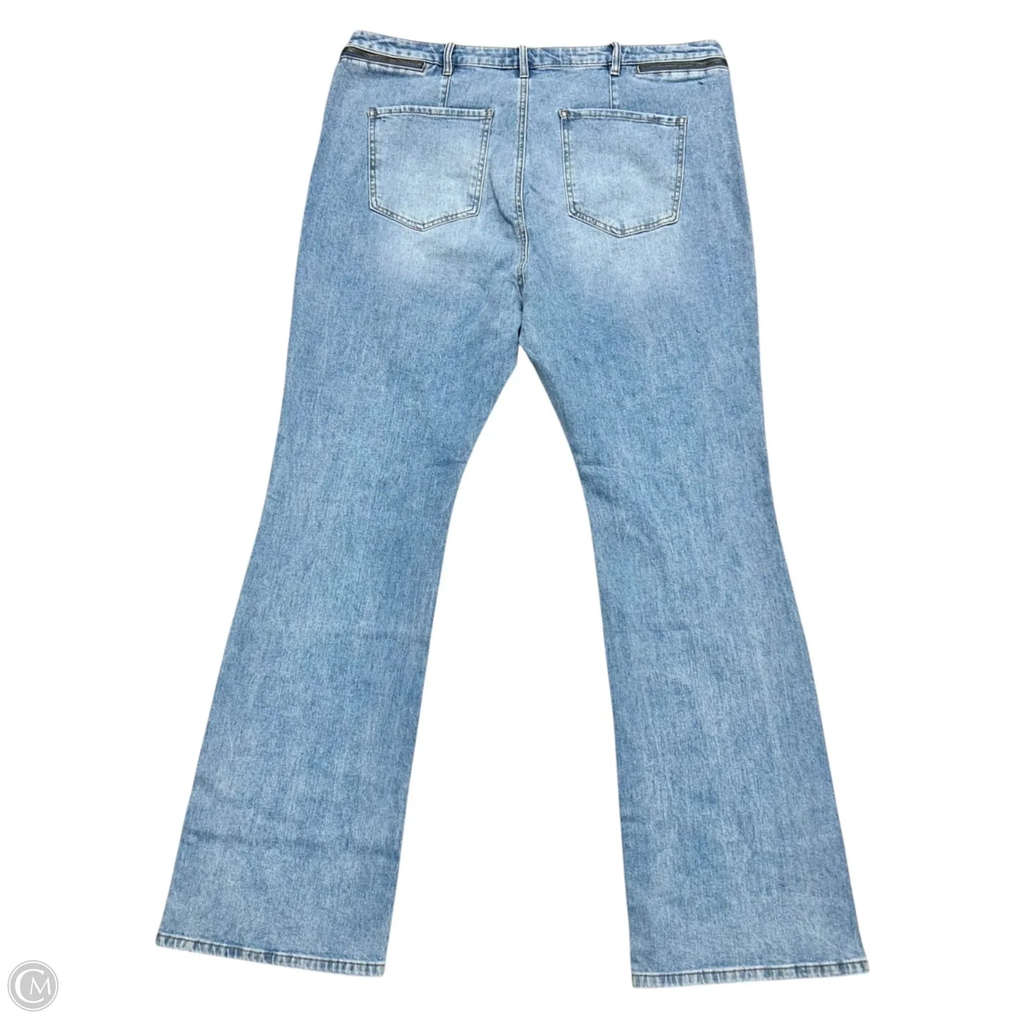 Jeans Boot Cut By Fashion Nova In Blue Denim, Size: 22