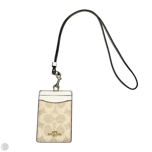 Lanyard Designer By Coach, Size: Small