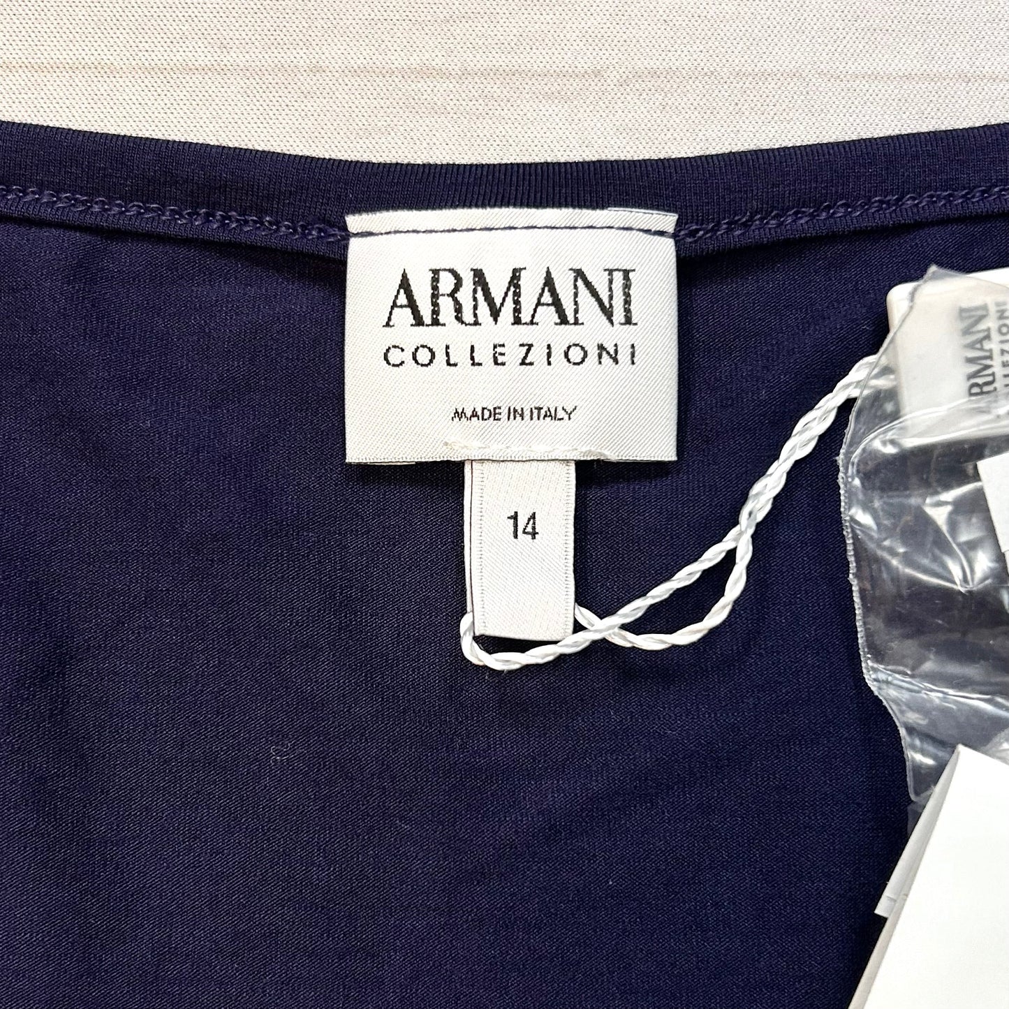 Top Short Sleeve Designer By Armani Collezoni  Size: Xl