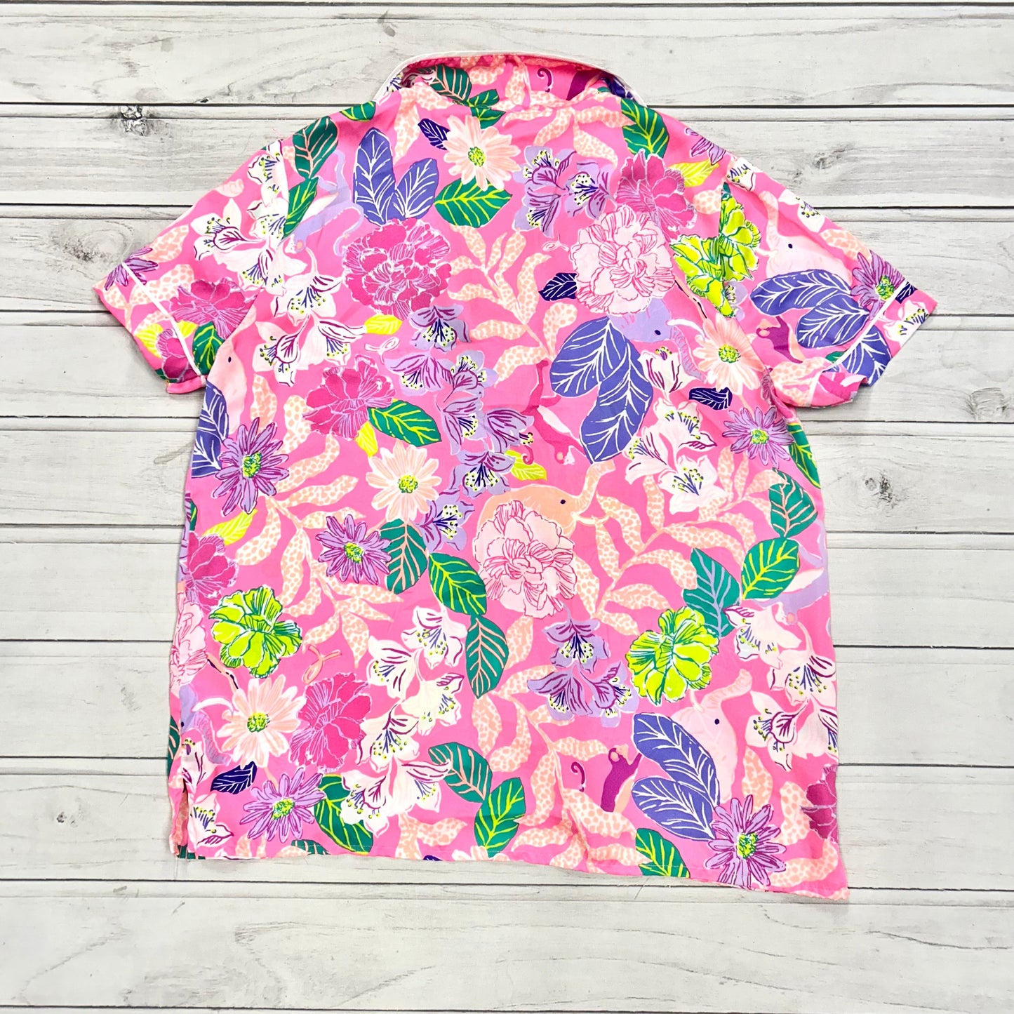 Top Short Sleeve Designer By Lilly Pulitzer  Size: M