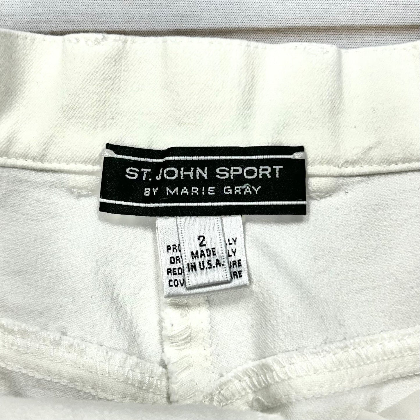 Ivory Pants Designer By St. John, Size: 2