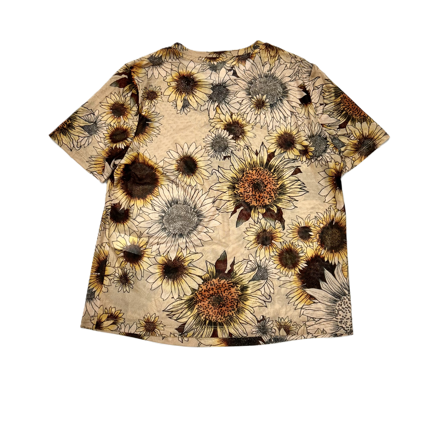 Floral Print Top Short Sleeve By Porridge, Size: Xs