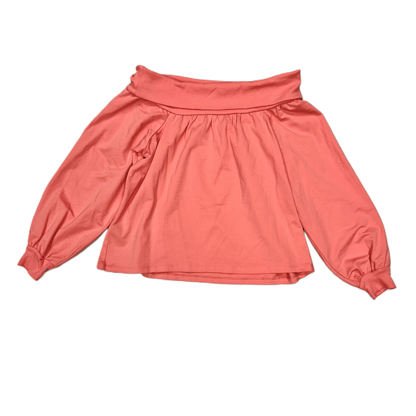 Top Long Sleeve By Maeve In Coral, Size: L