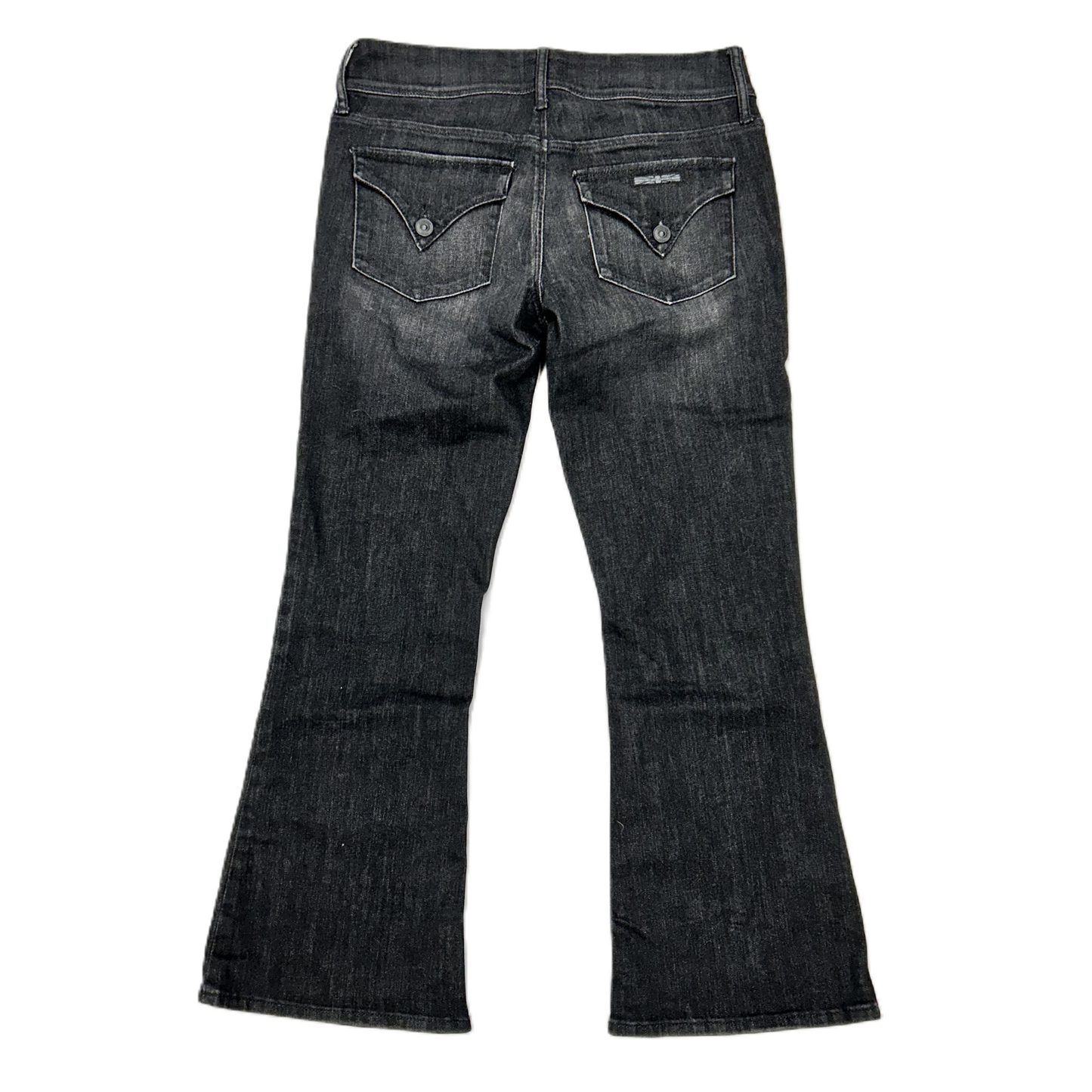 Jeans Boot Cut By Hudson In Black Denim, Size: 4