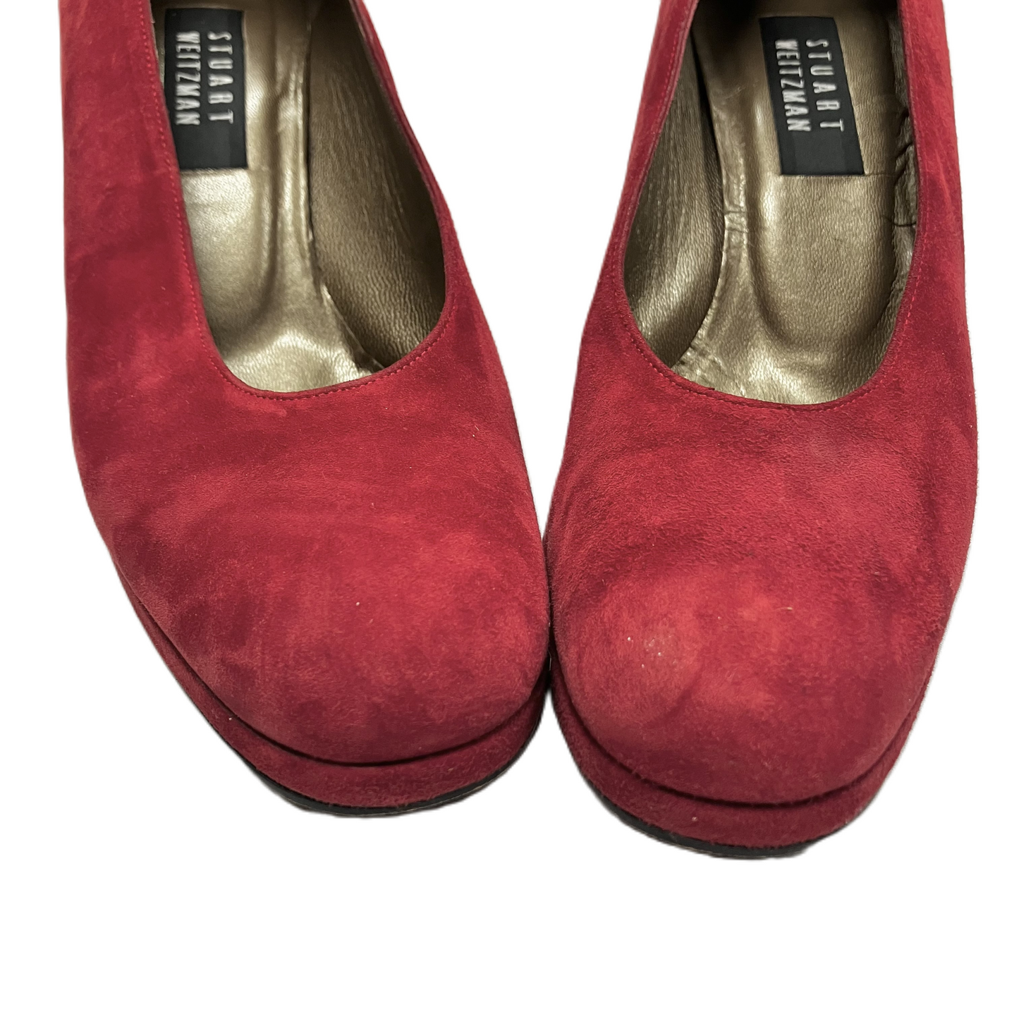 Shoes Designer By Stuart Weitzman In Red, Size: 9