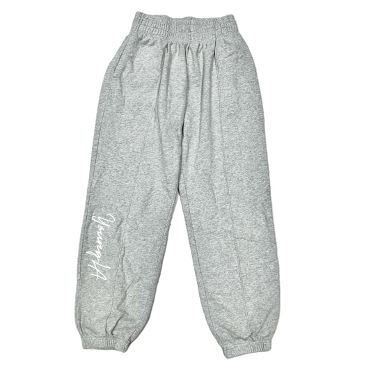 Athletic Pants By Youngla In Grey, Size: Xs