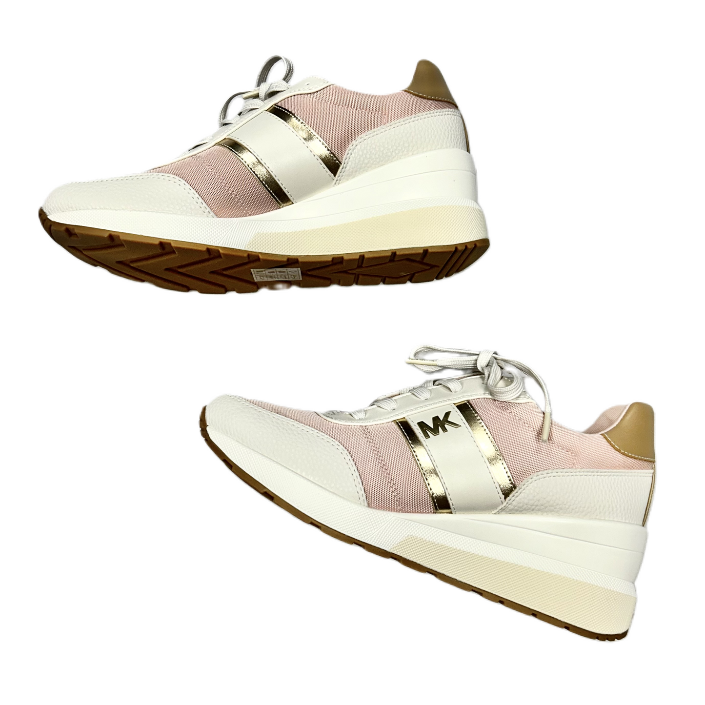 Shoes Sneakers By Michael By Michael Kors In Pink & White, Size: 8.5