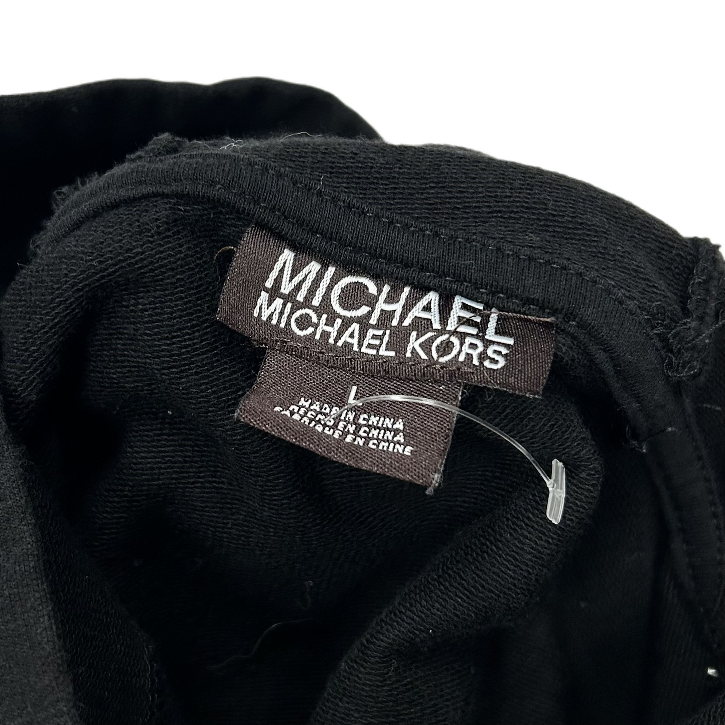 Sweatshirt Hoodie By Michael By Michael Kors In Blue & Grey, Size: L