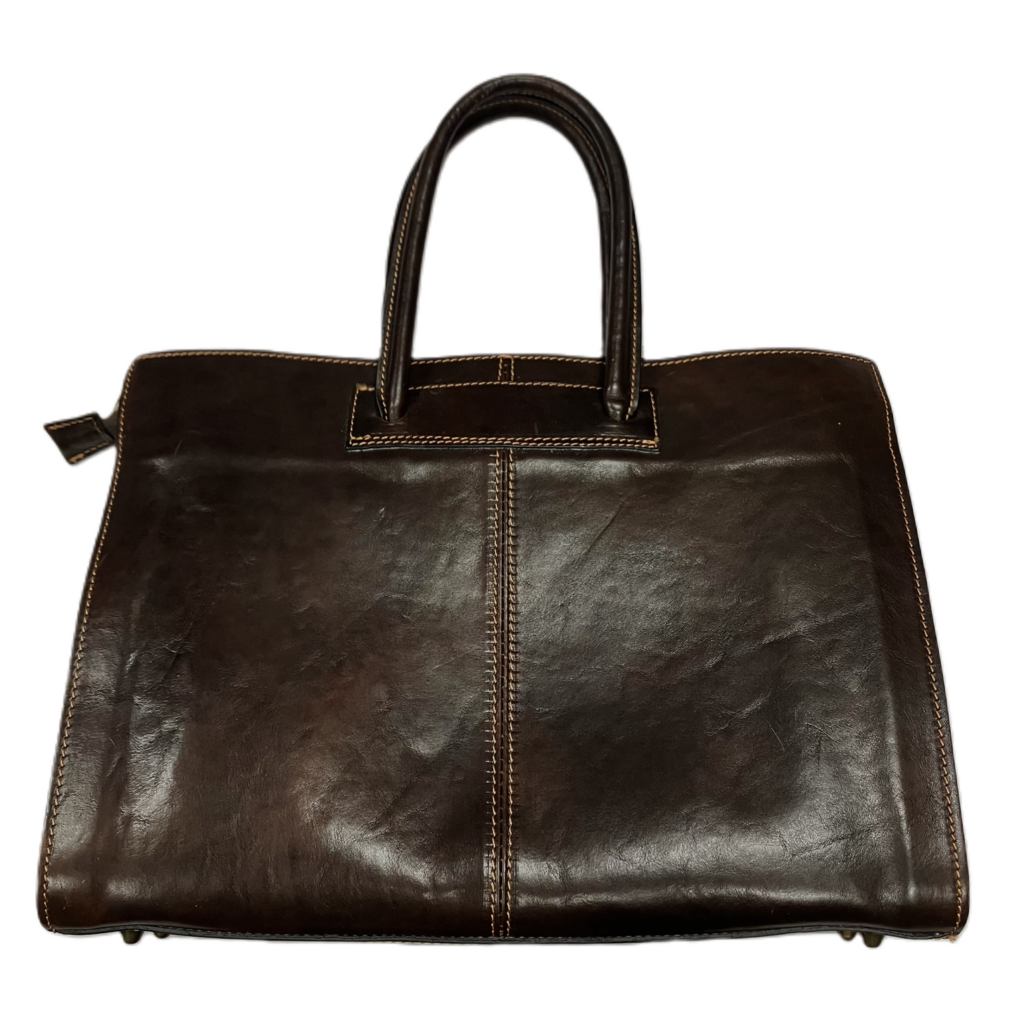 Handbag Leather By Cmb, Size: Large