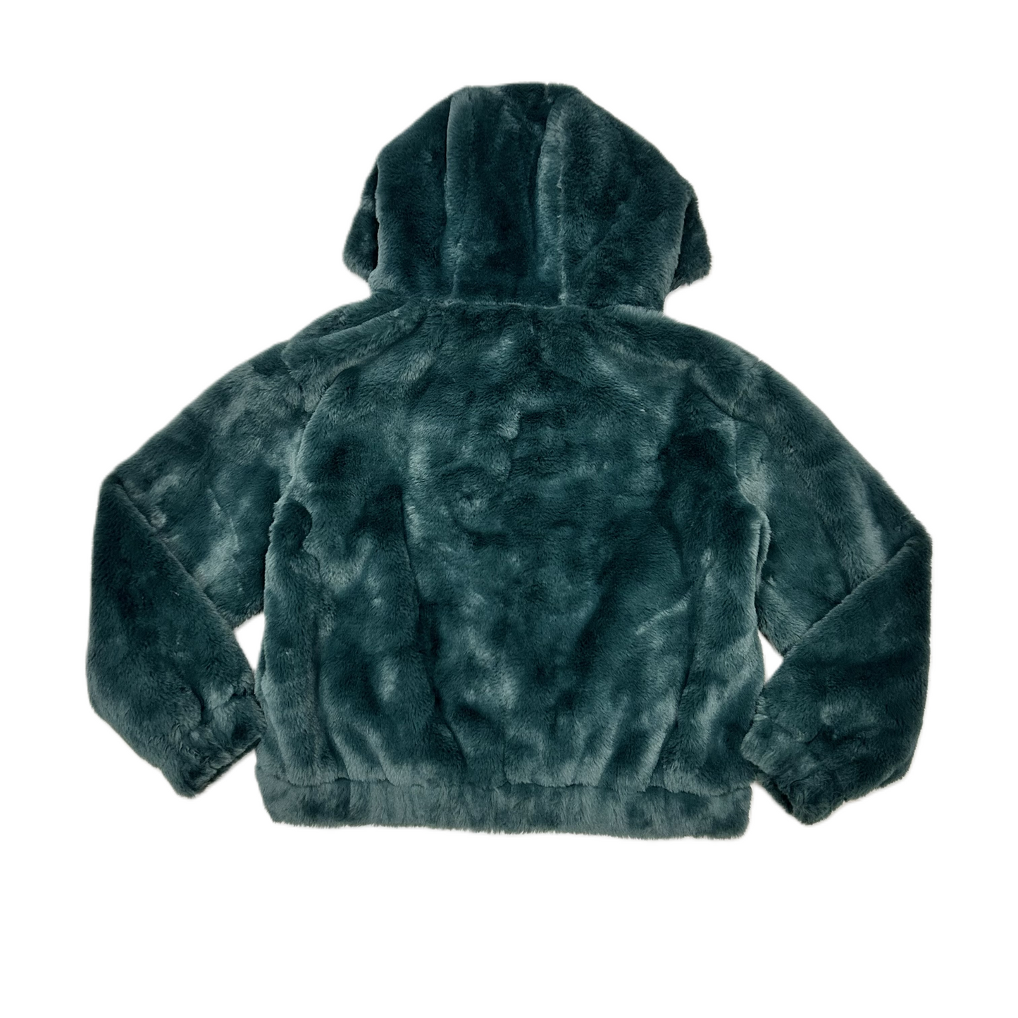 Jacket Faux Fur & Sherpa By Philosophy In Teal, Size: M