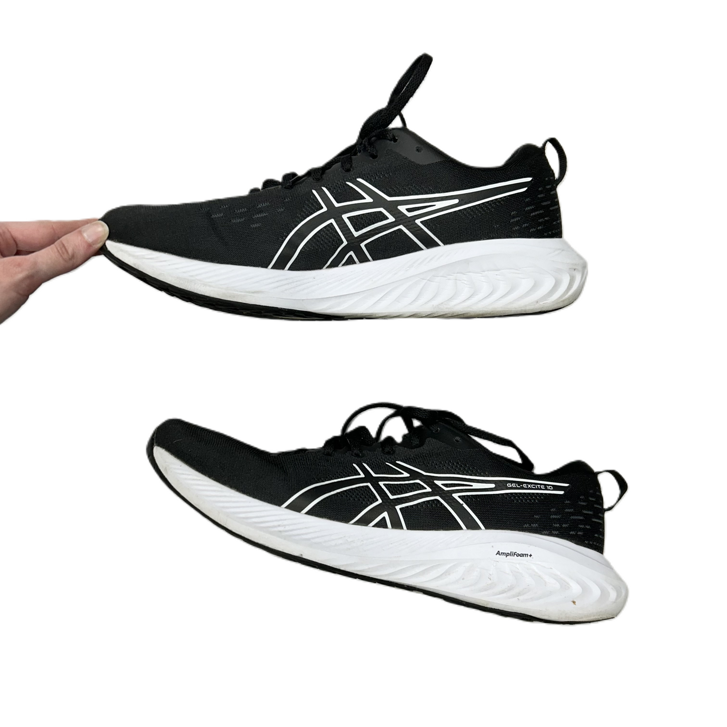 Shoes Athletic By Asics In Black, Size: 11