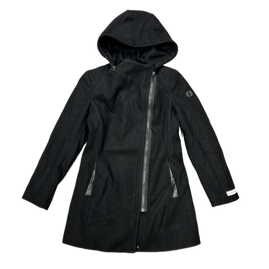 Coat Peacoat By Calvin Klein In Black, Size: S