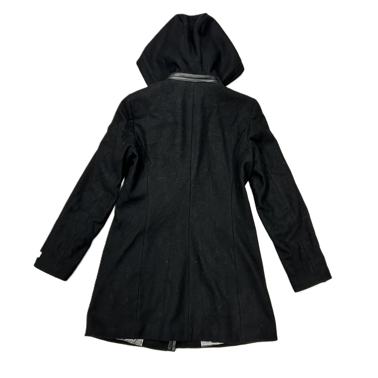 Coat Peacoat By Calvin Klein In Black, Size: S