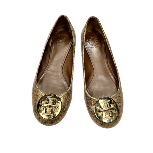 Shoes Designer By Tory Burch In Bronze, Size: 9