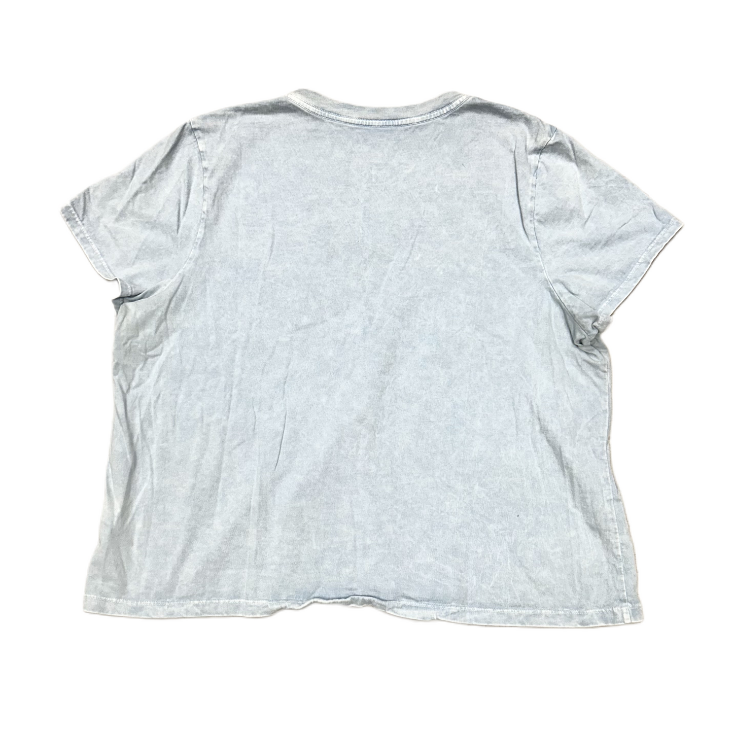 Top Short Sleeve Basic By Lucky Brand In Blue & White, Size: Xl