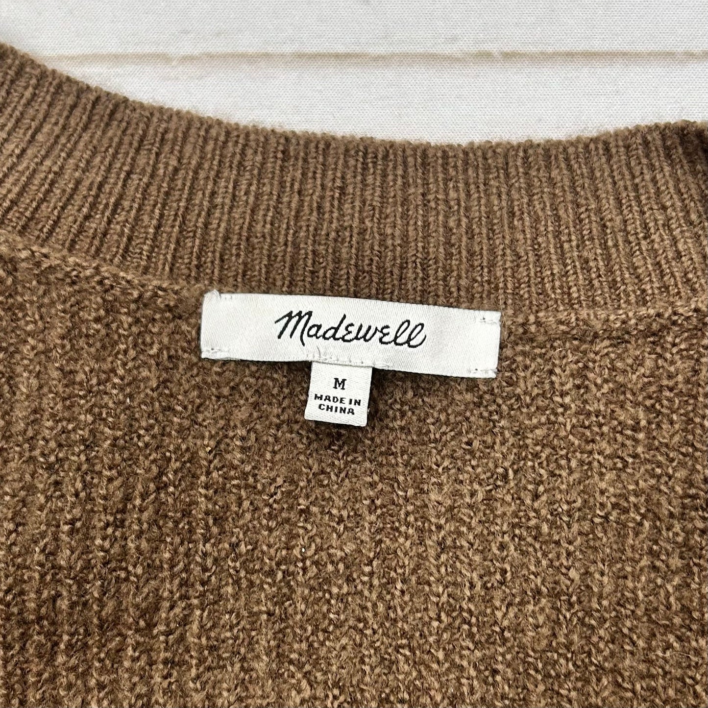 Sweater By Madewell In Brown, Size: M