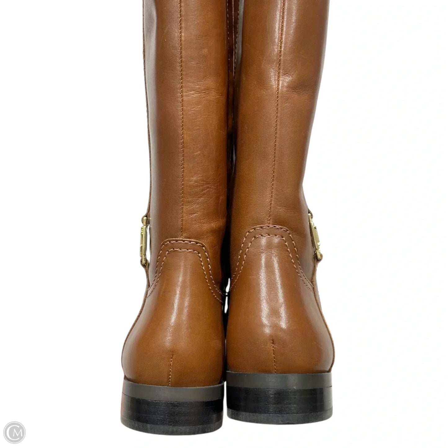 Boots Knee Flats By Lauren By Ralph Lauren In Brown, Size: 6