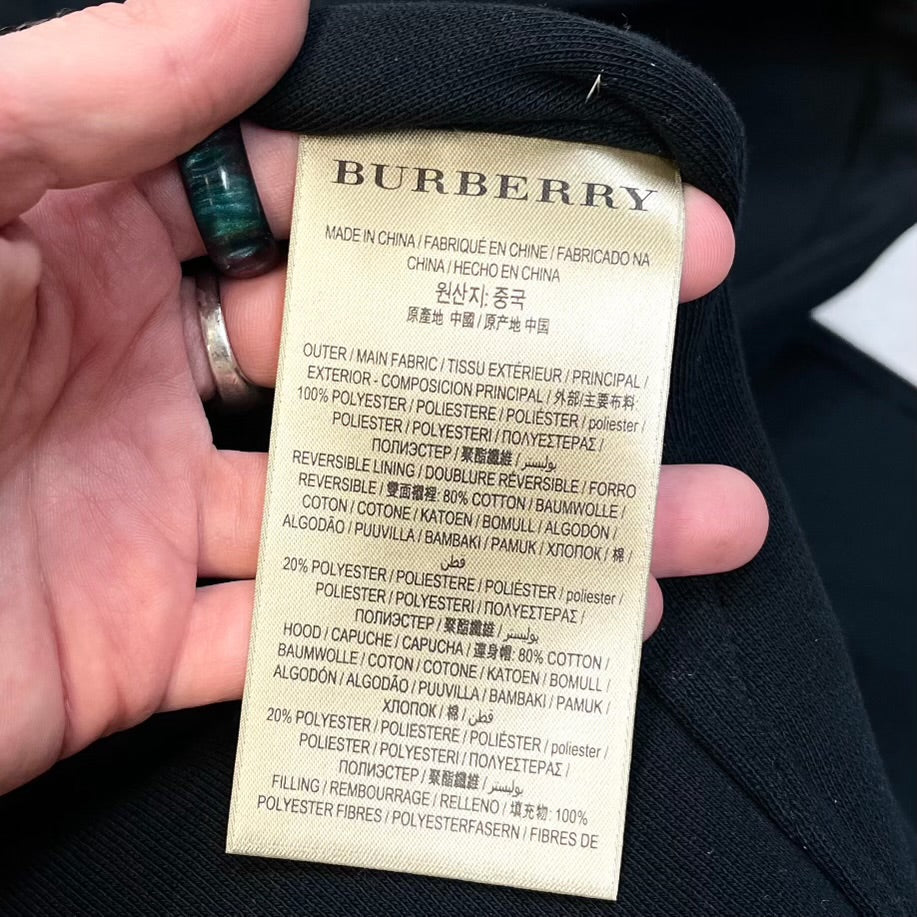 Coat Luxury Designer By Burberry  Size: Xl