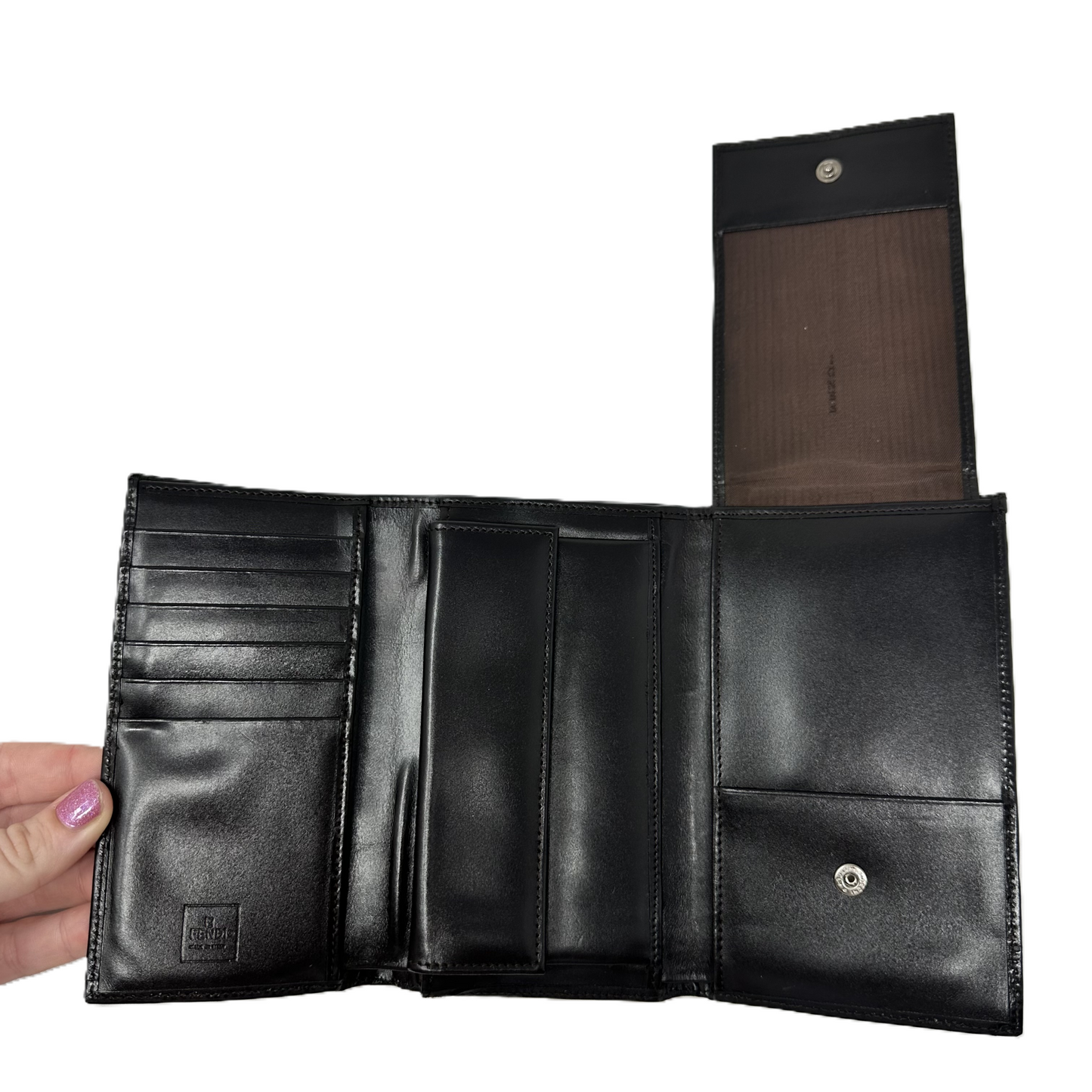 Wallet Luxury Designer By Fendi  Size: Large