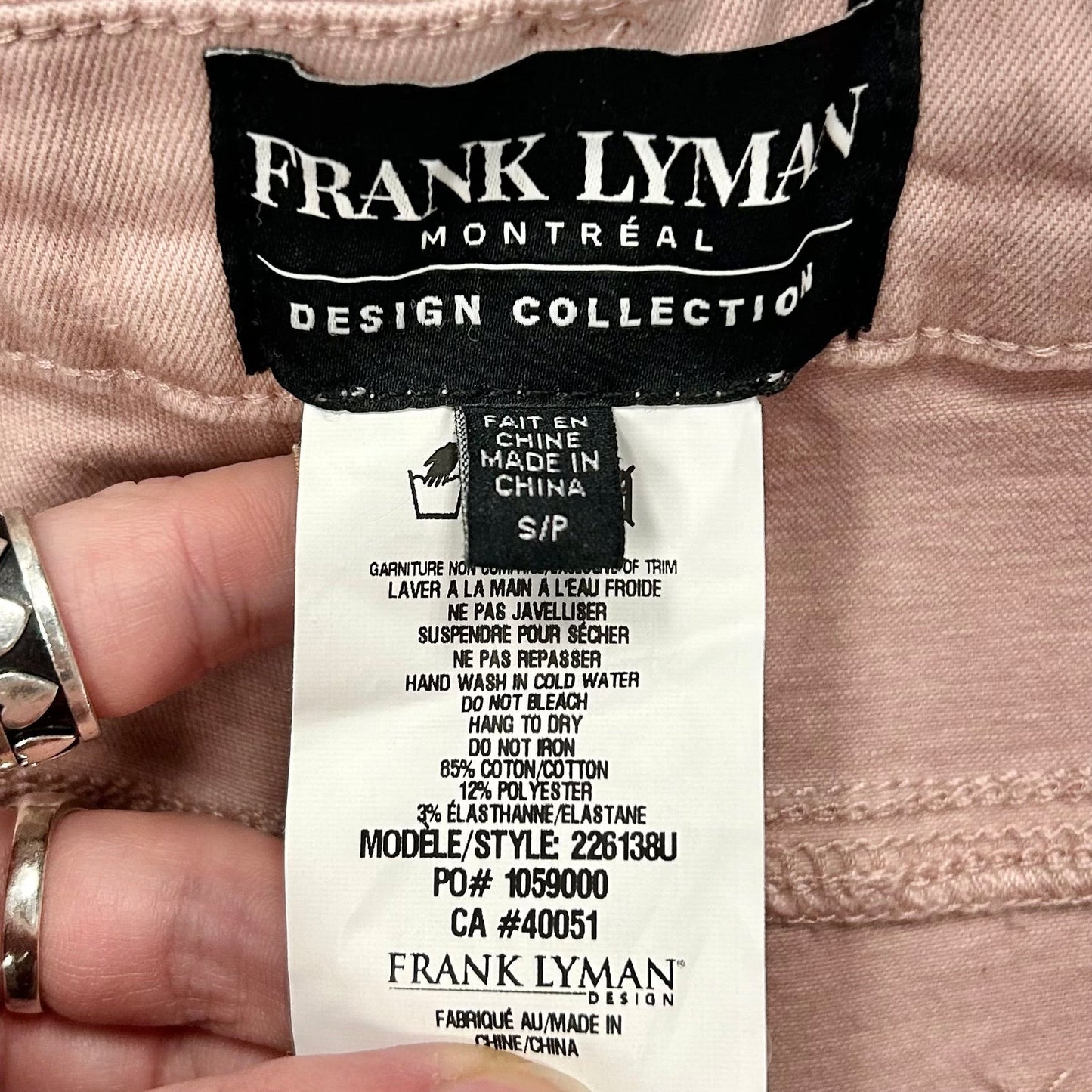 Jeans Designer By Frank Lyman  Size: S