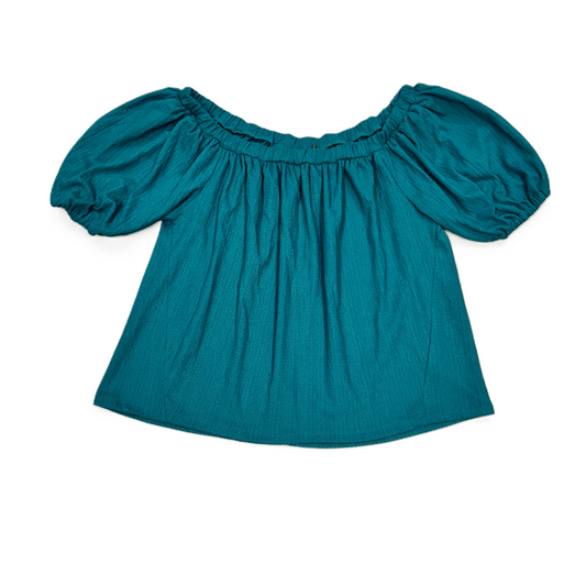 Teal Top Short Sleeve By Anthropologie, Size: S