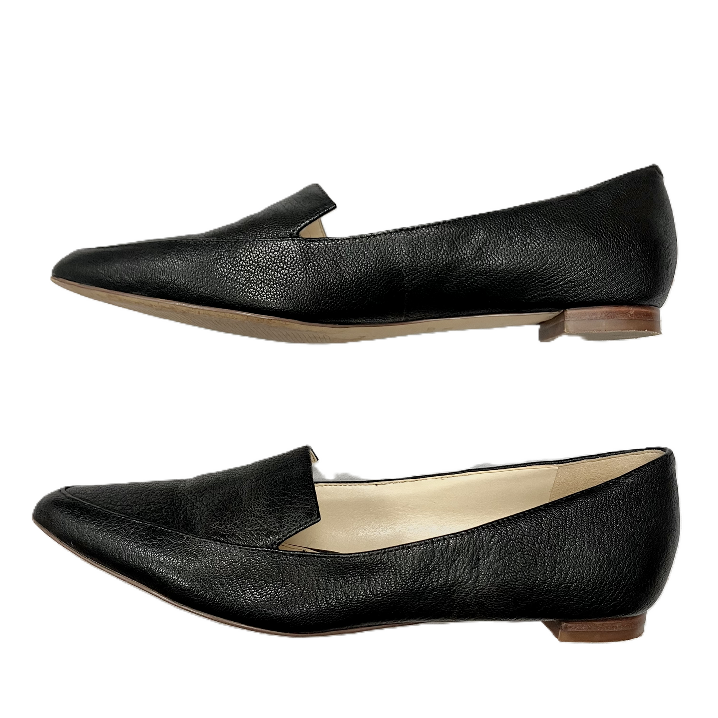 Black Shoes Flats By Nine West, Size: 7.5