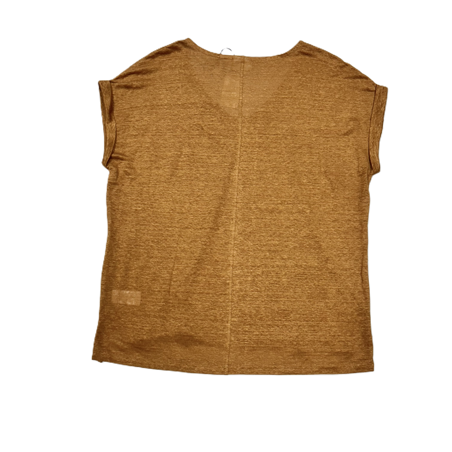 Tan Top Short Sleeve By Rachel Zoe, Size: L