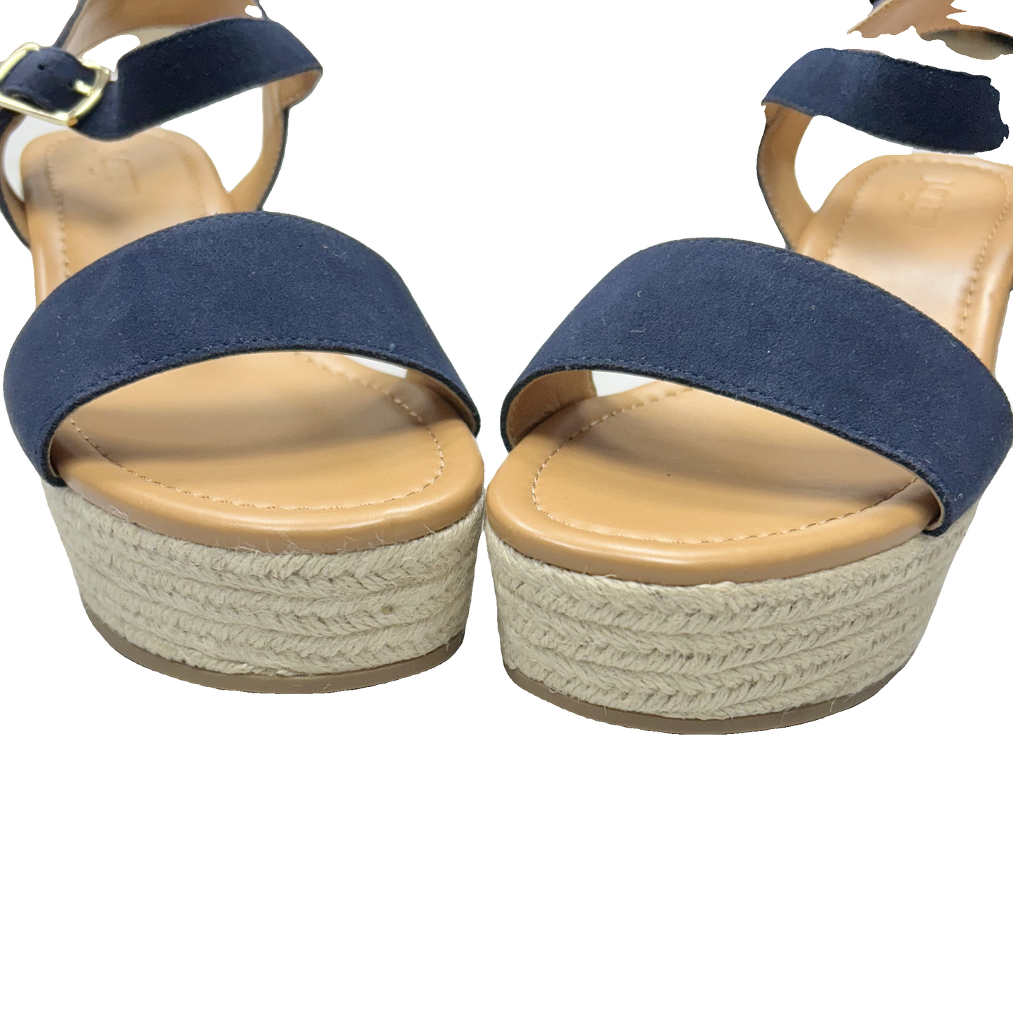 Sandals Heels Wedge By J. Crew In Navy, Size: 9.5
