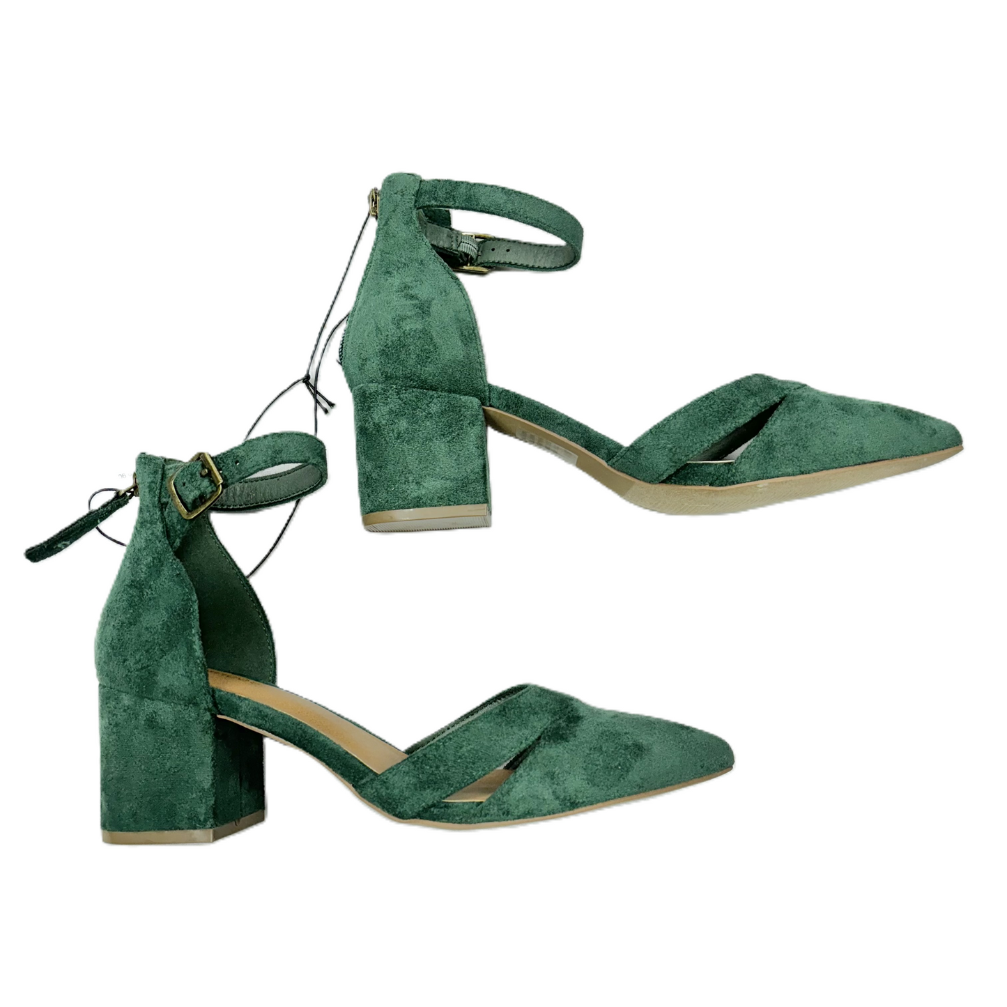 Shoes Heels Block By Maurices In Green, Size: 8