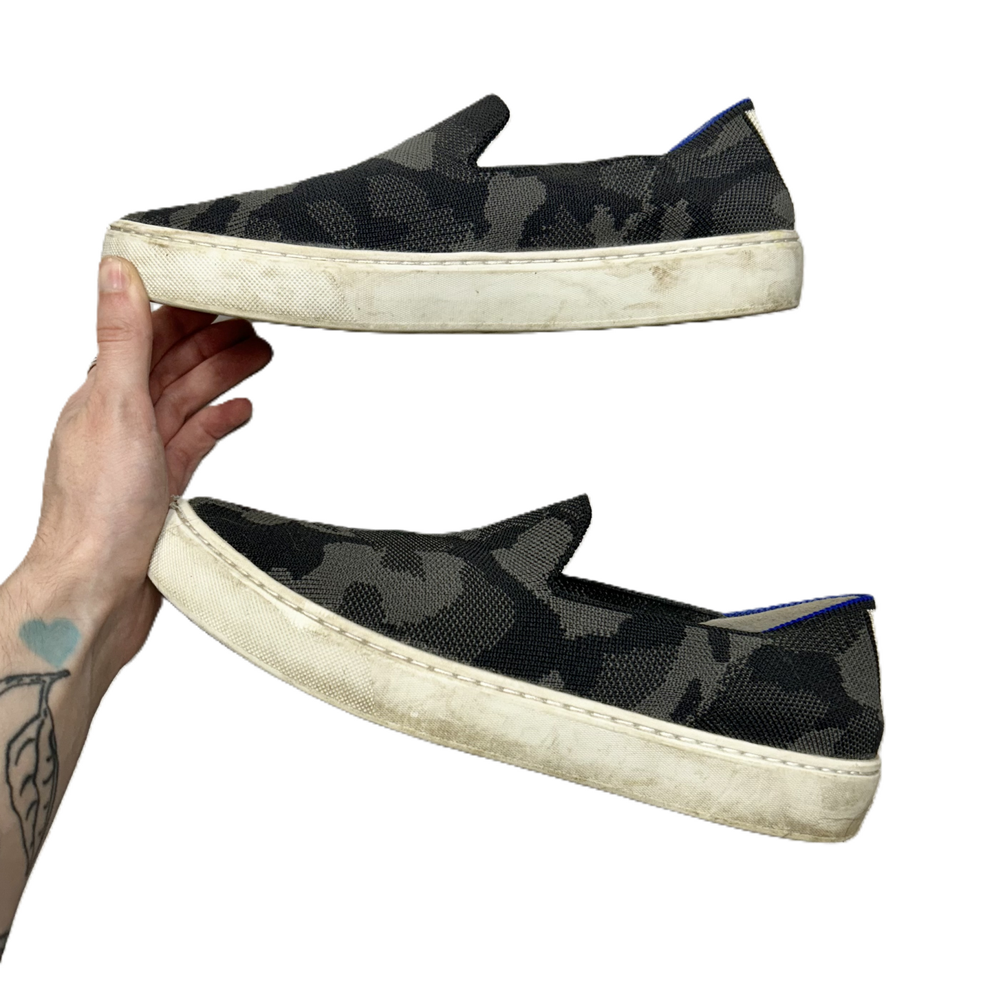 Shoes Sneakers By Rothys In Camouflage Print, Size: 7.5