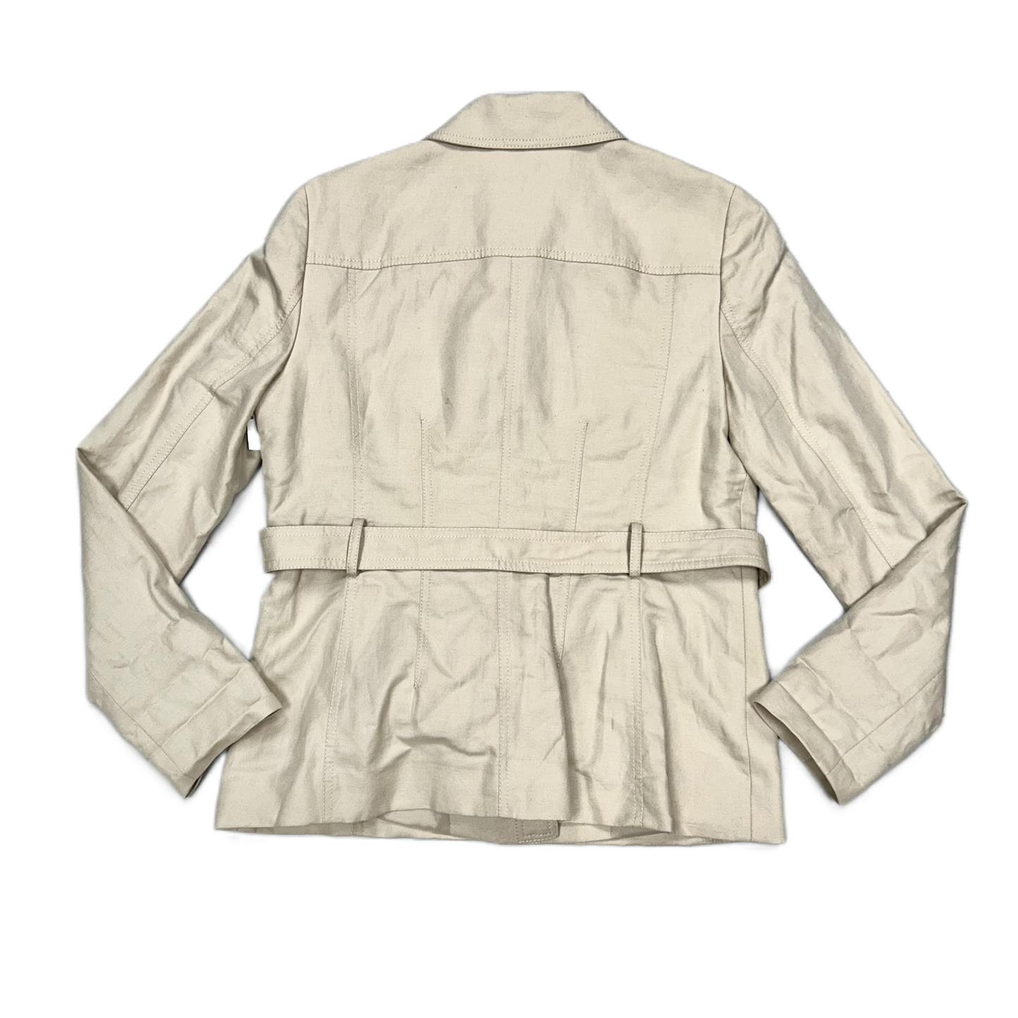 Jacket Utility By Ann Taylor In Tan, Size: S