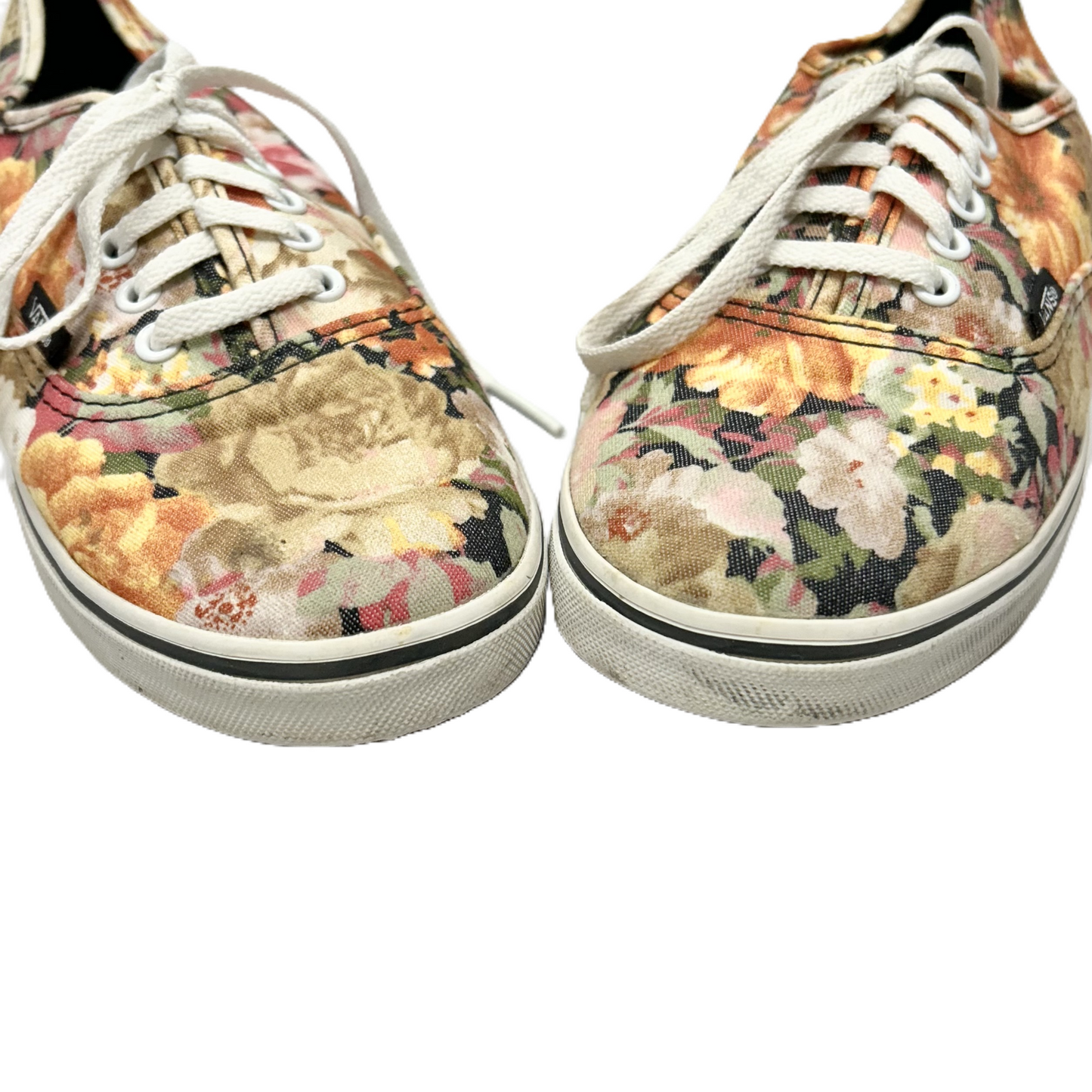 Shoes Sneakers By Vans In Floral Print, Size: 8.5