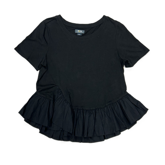 Top Short Sleeve By Maeve In Black, Size: M