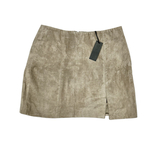 Skirt Mini & Short By Blanknyc In Taupe, Size: 4