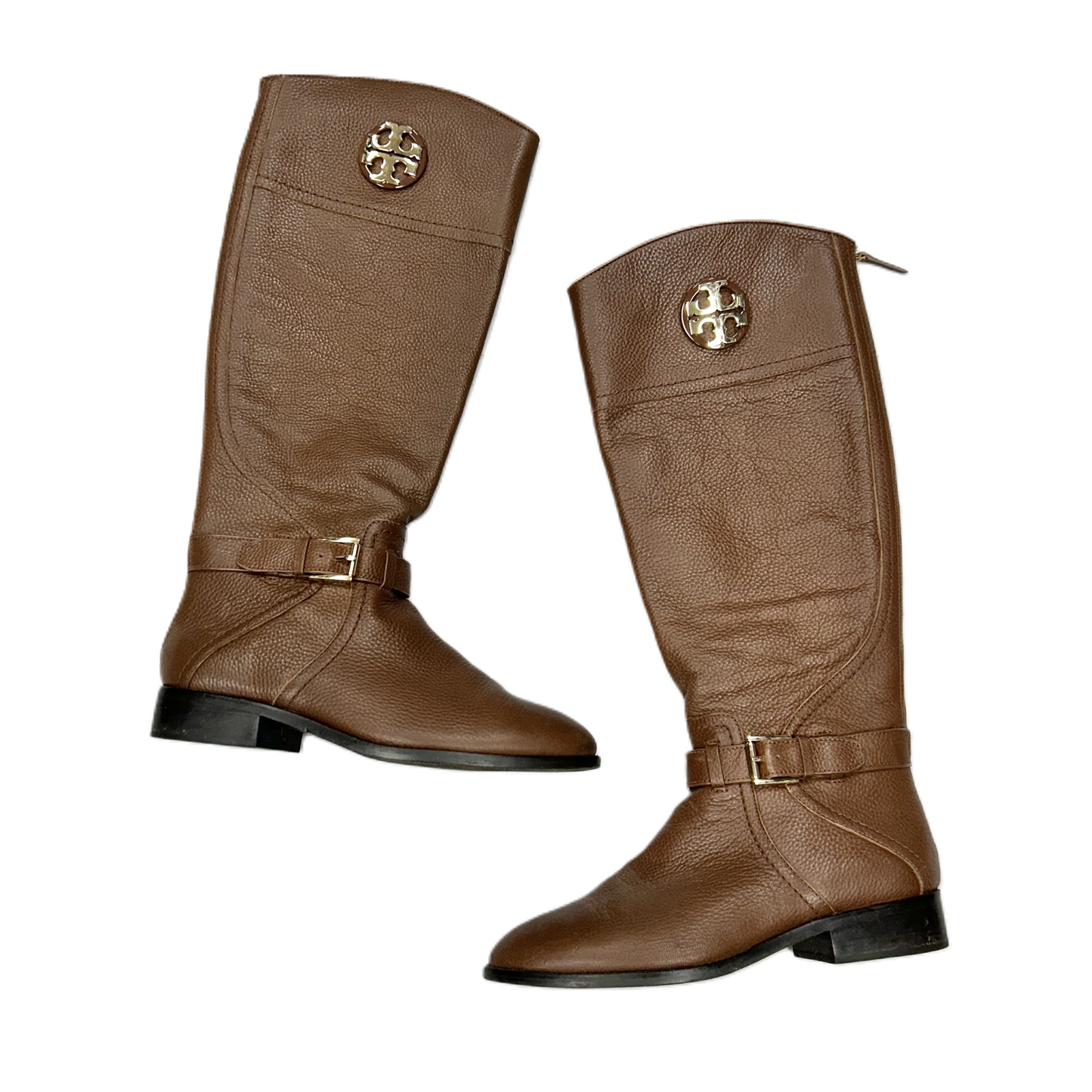 Boots Designer By Tory Burch In Brown, Size: 8