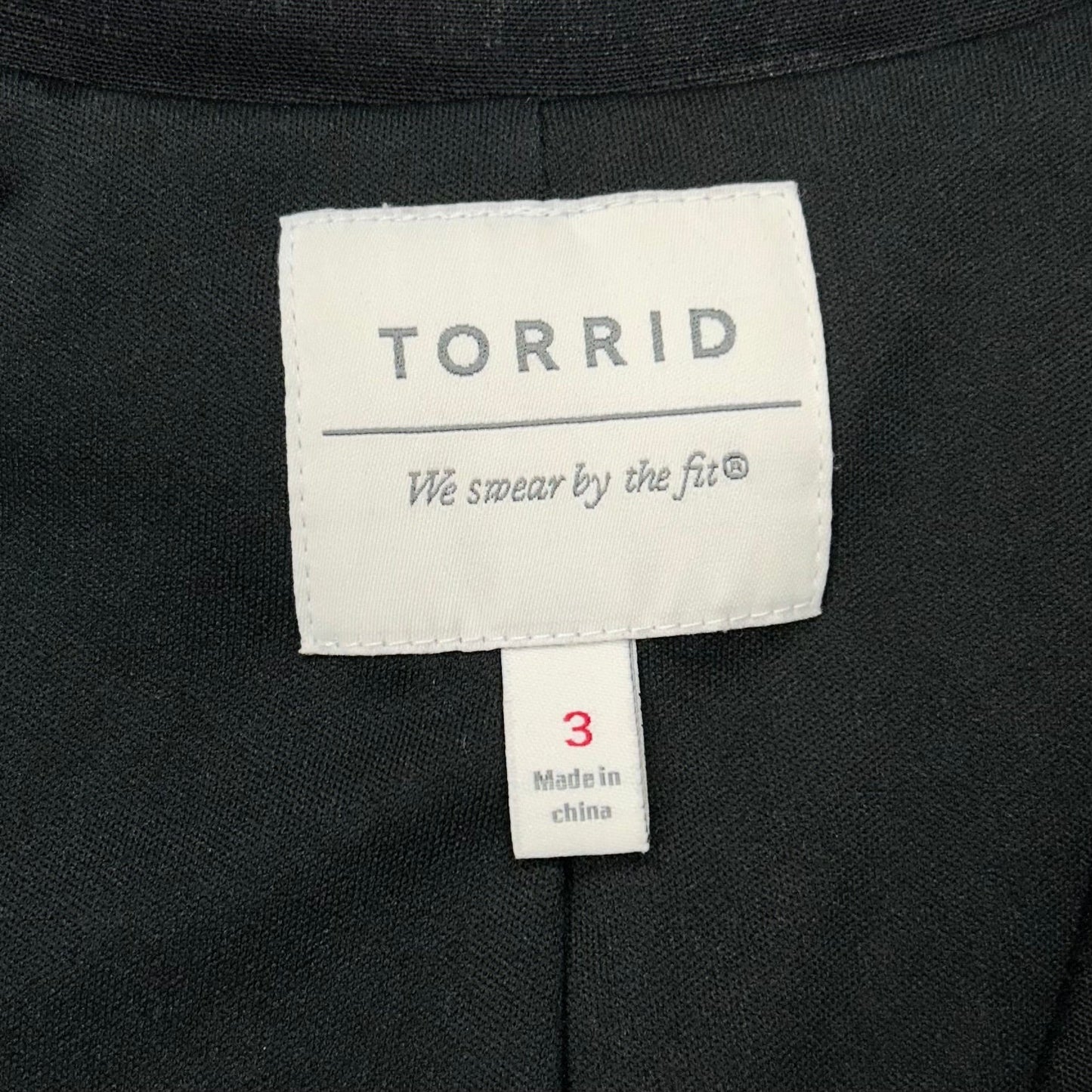 Blazer By Torrid In Black, Size: 3x