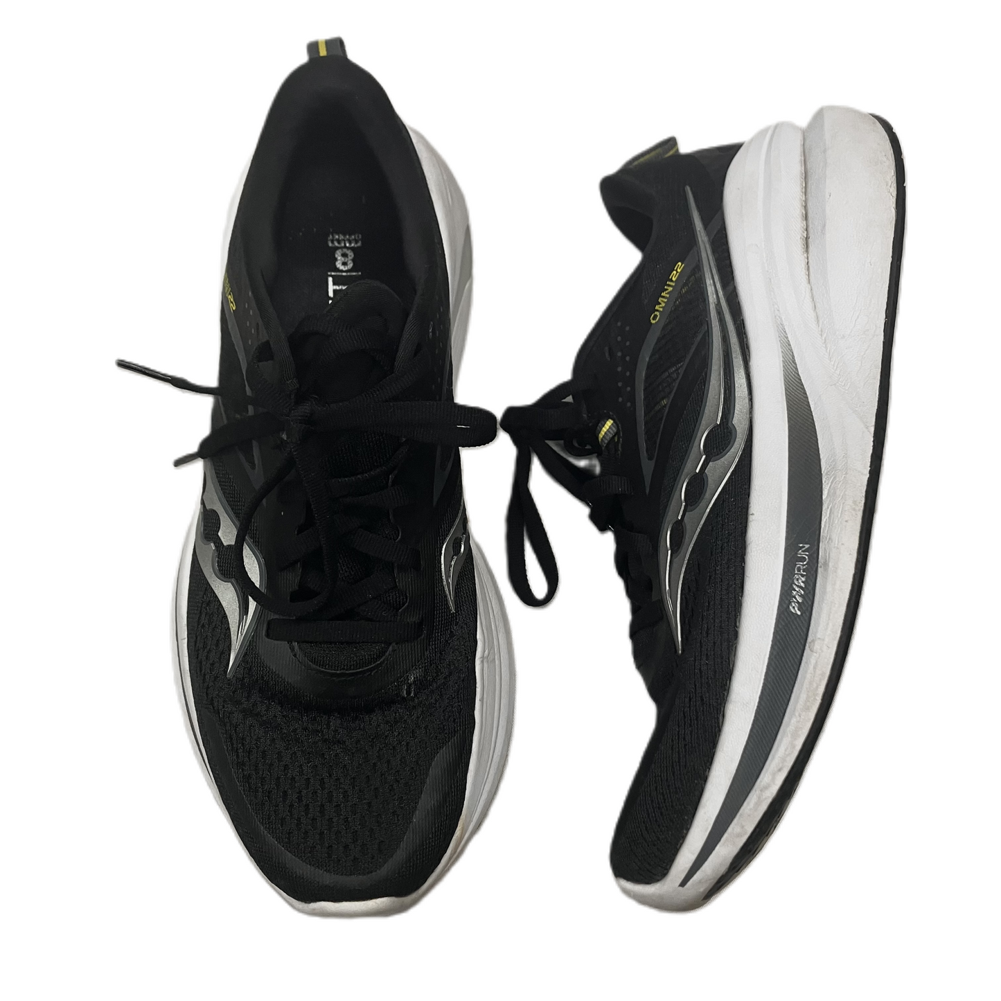 Shoes Athletic By Saucony In Black & White, Size: 8.5