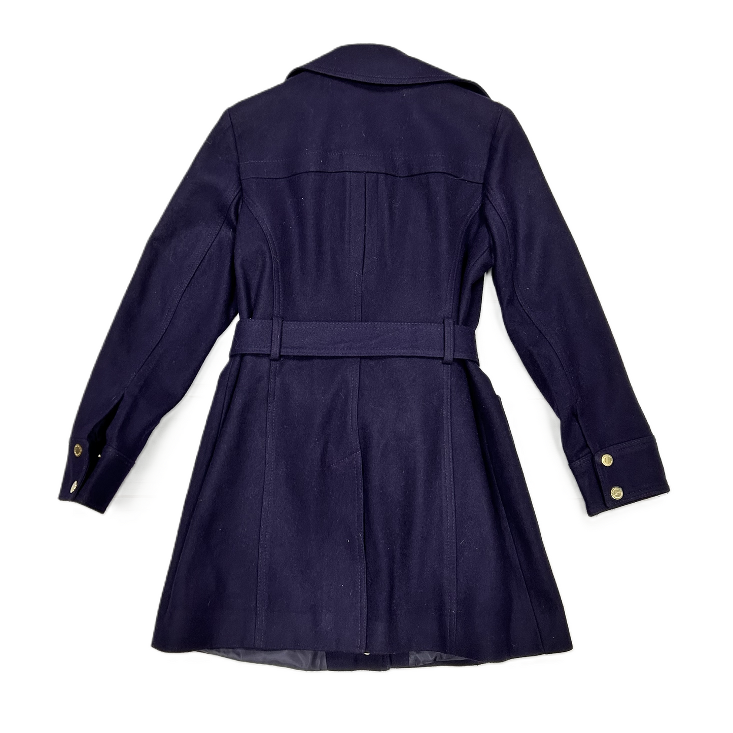 Coat Peacoat By Michael By Michael Kors In Purple, Size: M