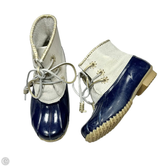 Boots Rain By Jack Rogers In Navy, Size: 7