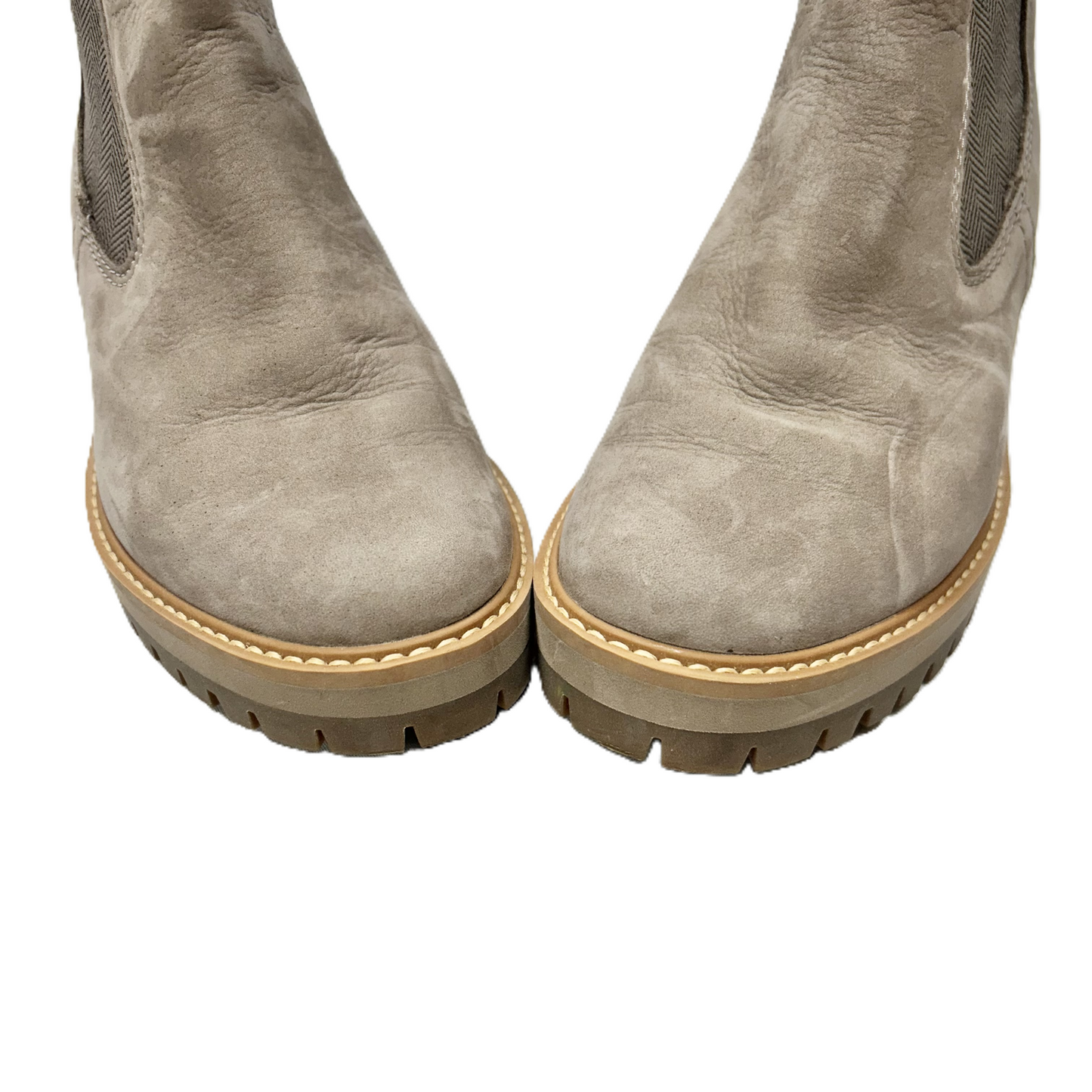 Boots Ankle Flats By Timberland In Taupe, Size: 7.5