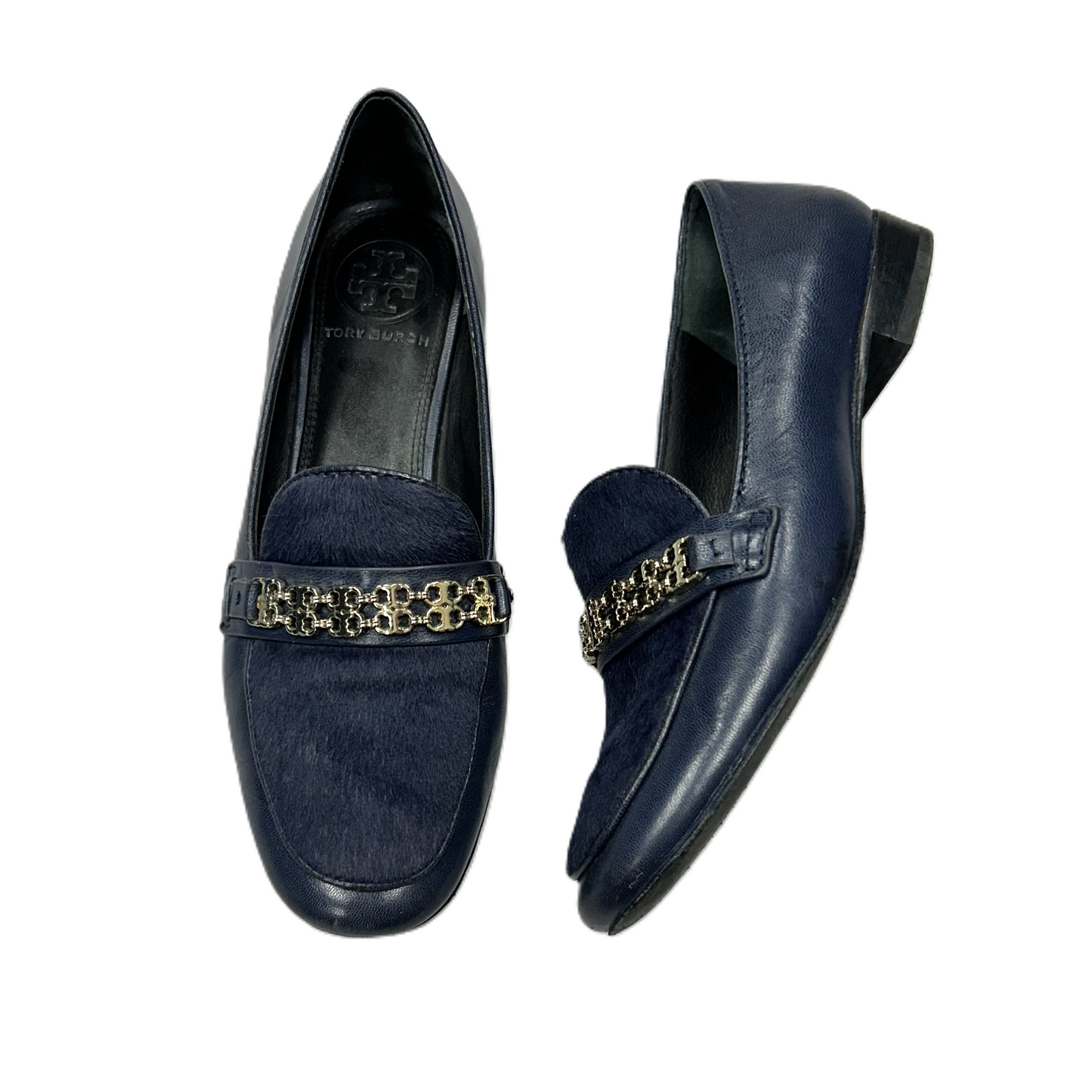 Shoes Designer By Tory Burch In Navy, Size: 5.5