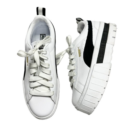 Shoes Sneakers Platform By Puma In Black & White, Size: 8